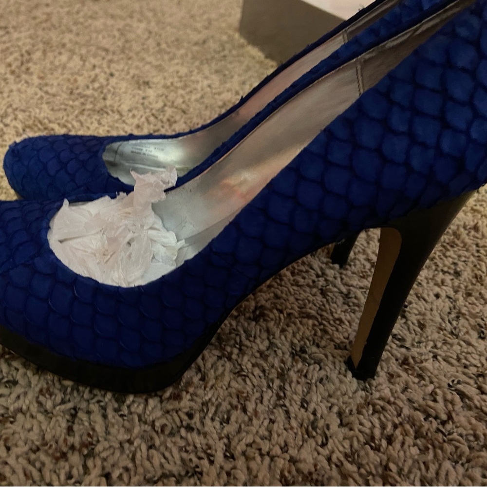 Blue Calvin Klein Heels